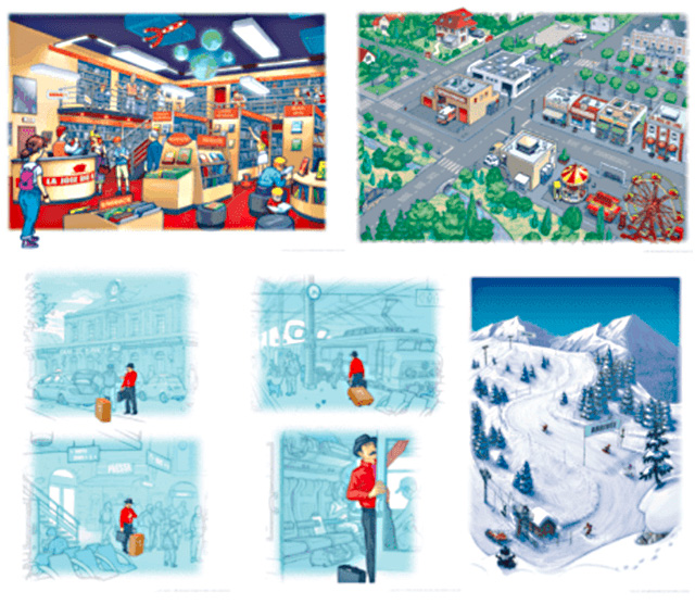 Set mural de 5 posters