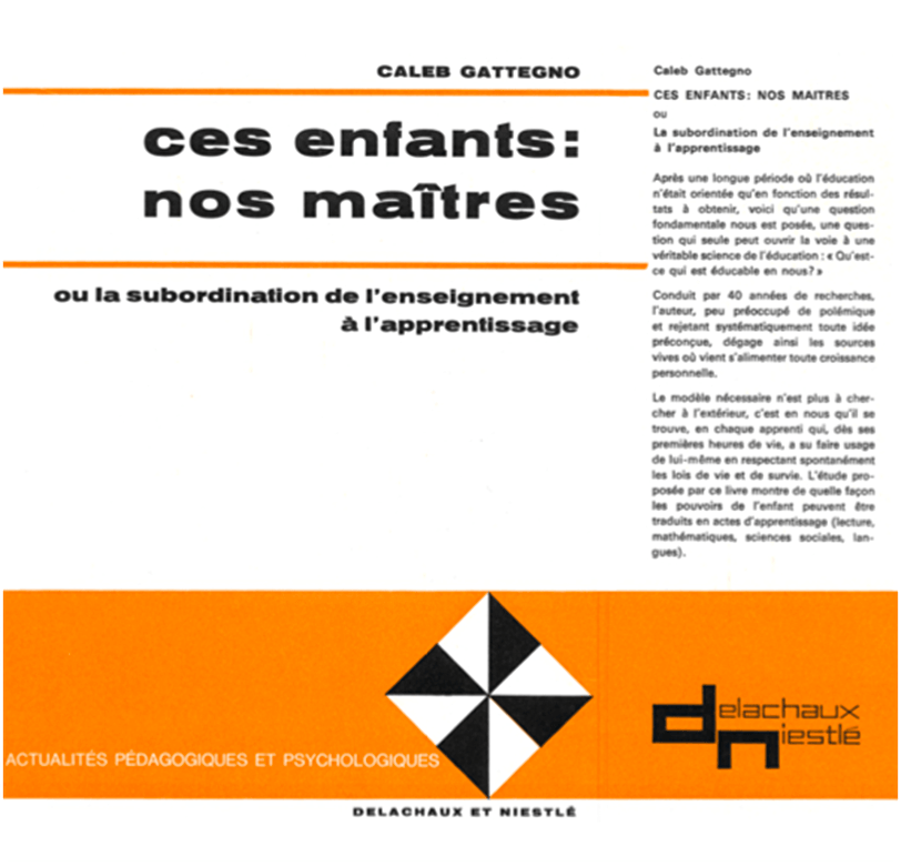 Livre Ces enfants nos maîtres