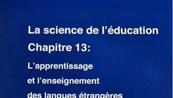 La science de l'éducation Chapitre 13