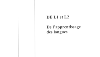 Transcription Séminaire de L1 et L2